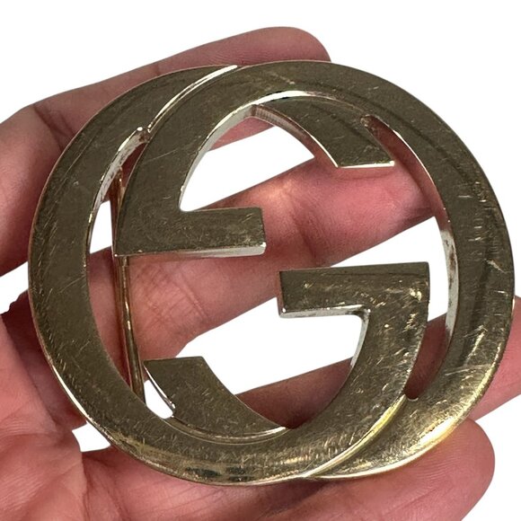 Gucci GG Gold Belt Buckle Only - Picture 9 of 11